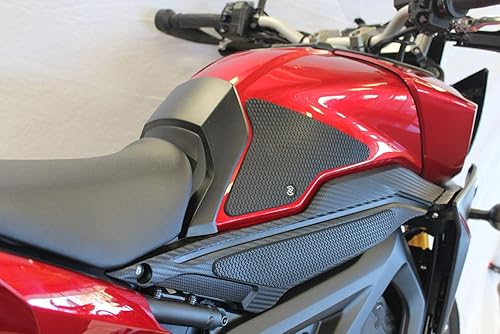 Miniatura 3 de TechSpec Puños de tanque Gripster - FJ-09 / MT-09 TRACER (2015 - ACTUAL) - 62-4013-SS - SnakeSkin