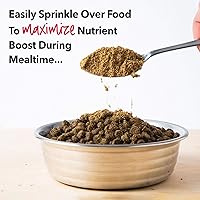 Vista 3 de iHeartDogs Dog Food Topper - Freeze-Dried Raw Dog Food Seasoning with Collagen Peptides - Grain Free Superfood Meal Mixer (Beef, 3 Ounce)