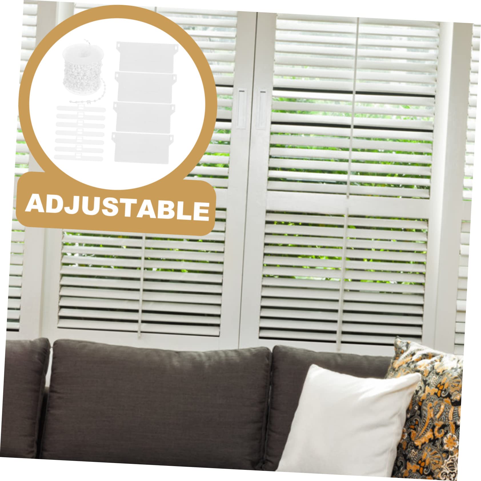 Akcesoriów Do Vertical Blinds z Obciążnikami Dolnymi i Łańcuszkiem Wymienne Do Pionowych i Biura Naprawczy