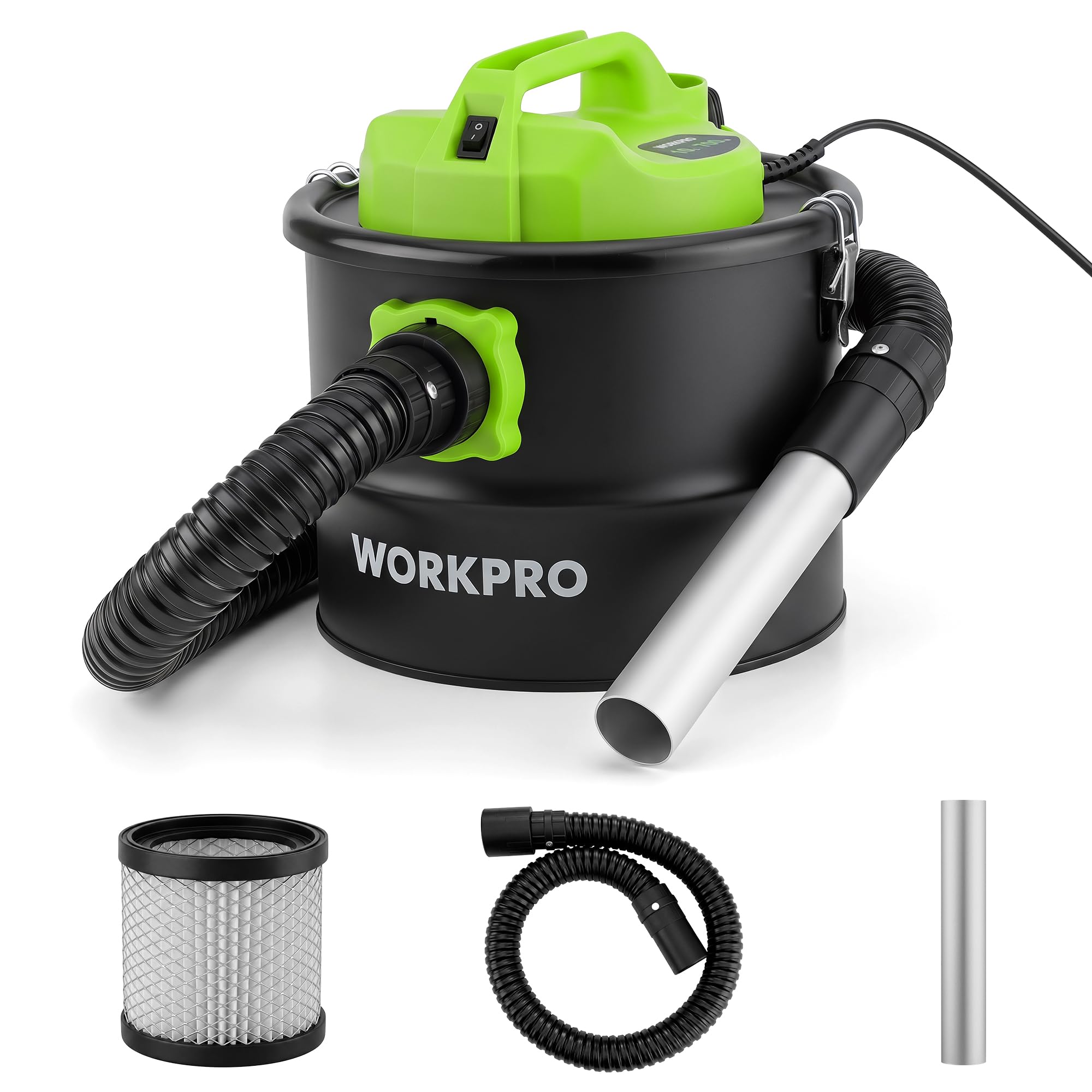 workpro aspirateur cendres 10l 700w