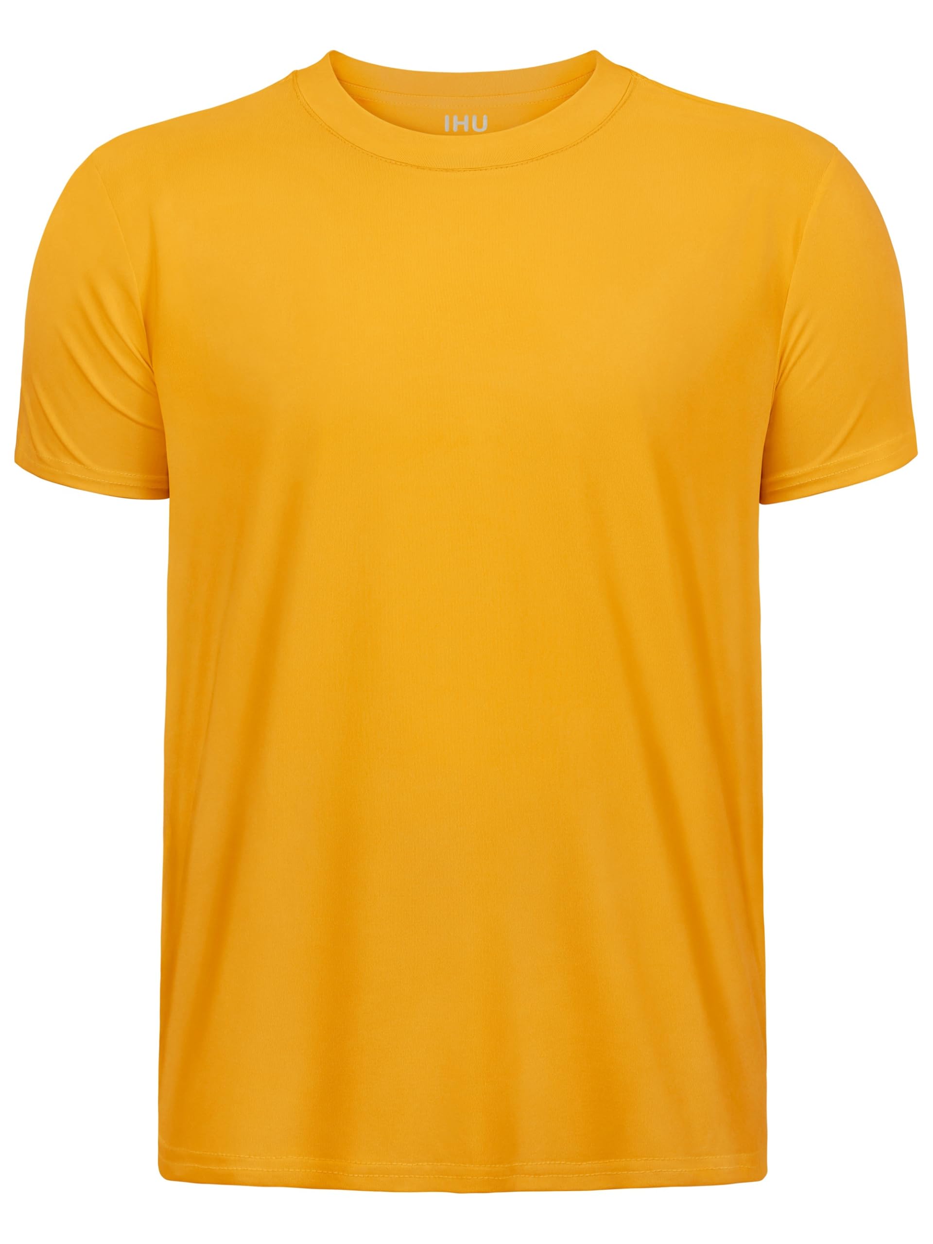 IHU Boys Neon Shirts Dry Fit UPF50+ Kids Short Sleeve Rash Guard for Girls