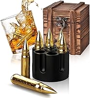 Vista 11 de Regalos para hombres, piedras de whisky para Navidad, regalos para maridos en aniversarios, ideas únicas de regalos de cumpleaños para papá de hija
