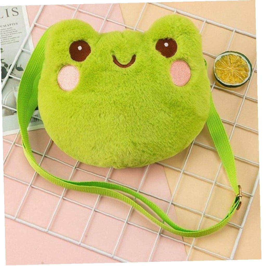 Amazon.co.jp: クロスバッグカエルぬいぐるみショルダーバッグかわいい