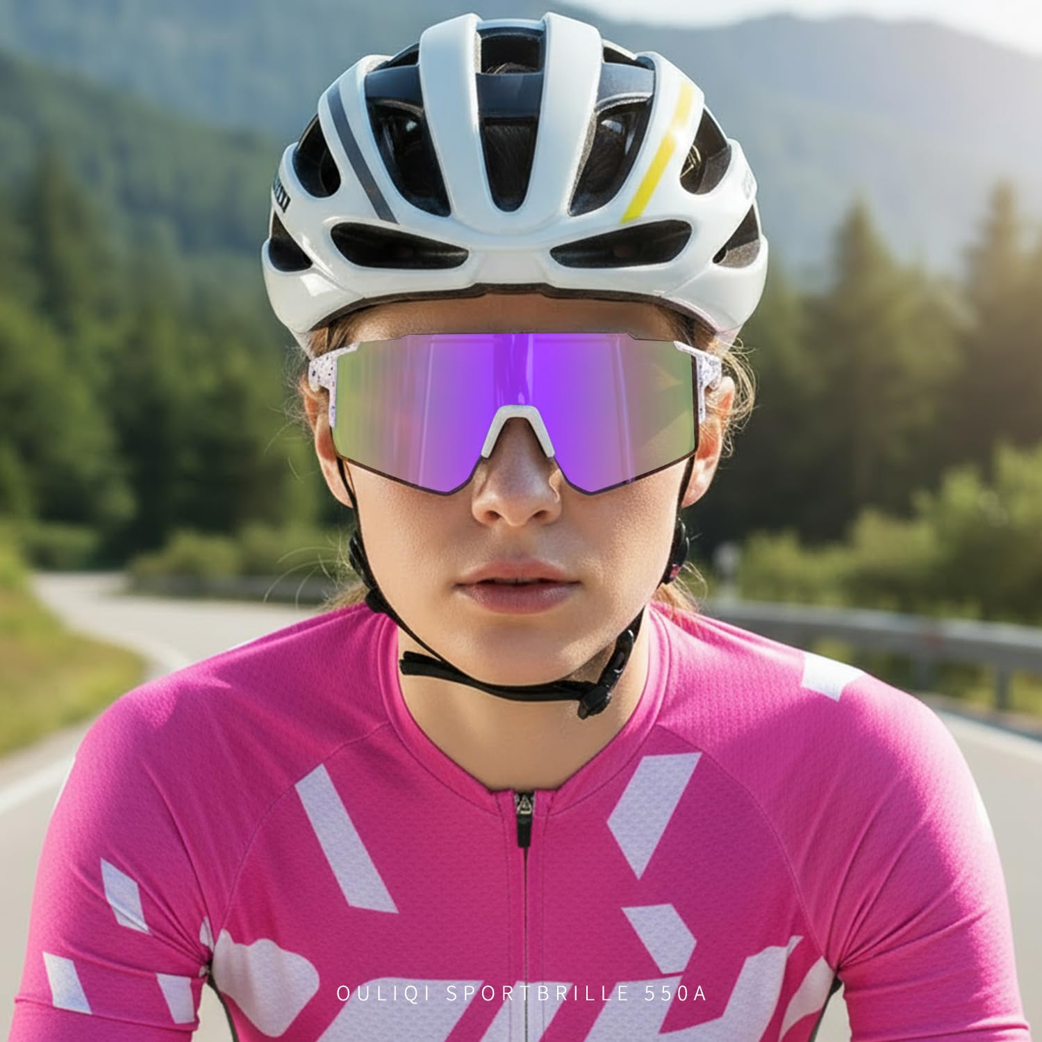 Gafas de Sol deportivas polarizadas Gafas de sol a prueba de polvo a prueba de viento antireflejo antiniebla Gafas de Ciclismo para Hombres y Mujeres