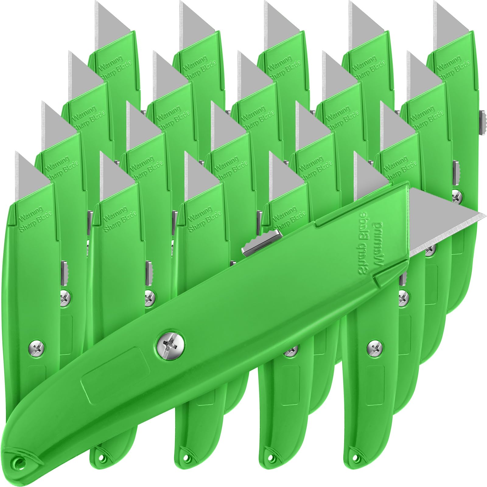Reginary 20 Box Cutters - Bulk Retractable Utility Knives -14