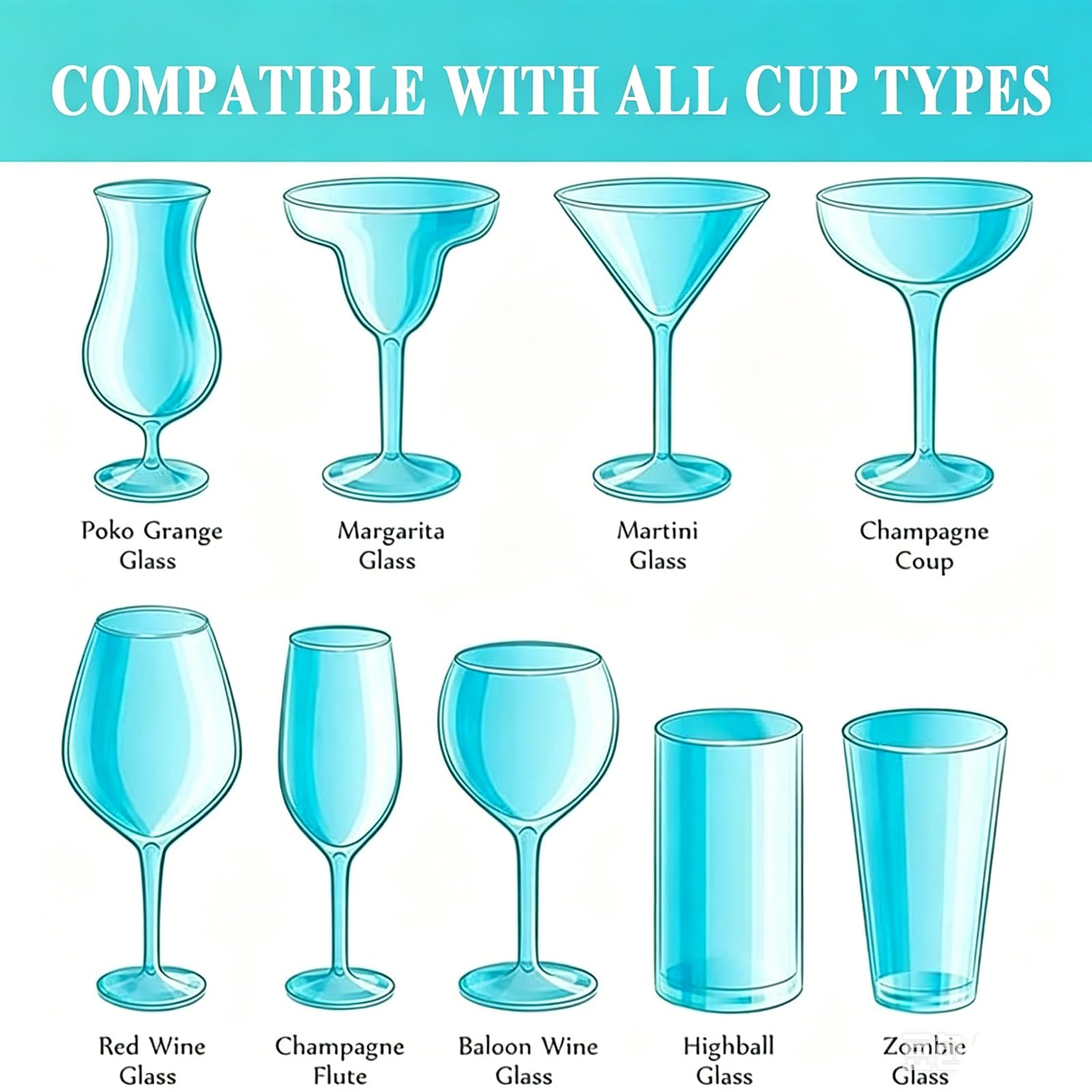 Enfriador Vasos – Enfriador Co2 para Vasos Y Copas – Enfriador Instantáneo Bebidas para Cócteles, Cerveza, Combinados Y Vino. Enfría 1 Vaso En 6 Segundos Enfriador Acero Inoxidable