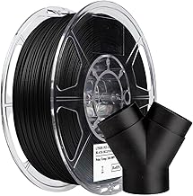 eSUN PET Filament 1.75mm, PET-CF Carbon Fiber Reinforced Filament 0.5kg for FDM 3D Printers, Black