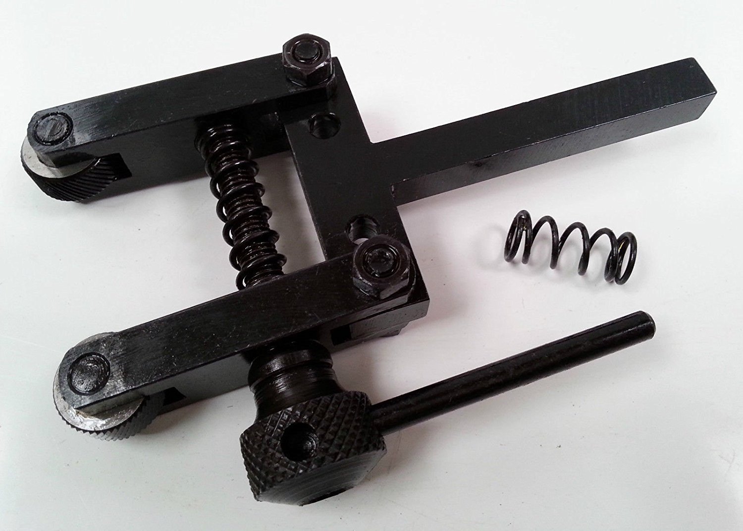 Outil de moletage sans vibration avec pince à ressort 5,1 cm pour tour