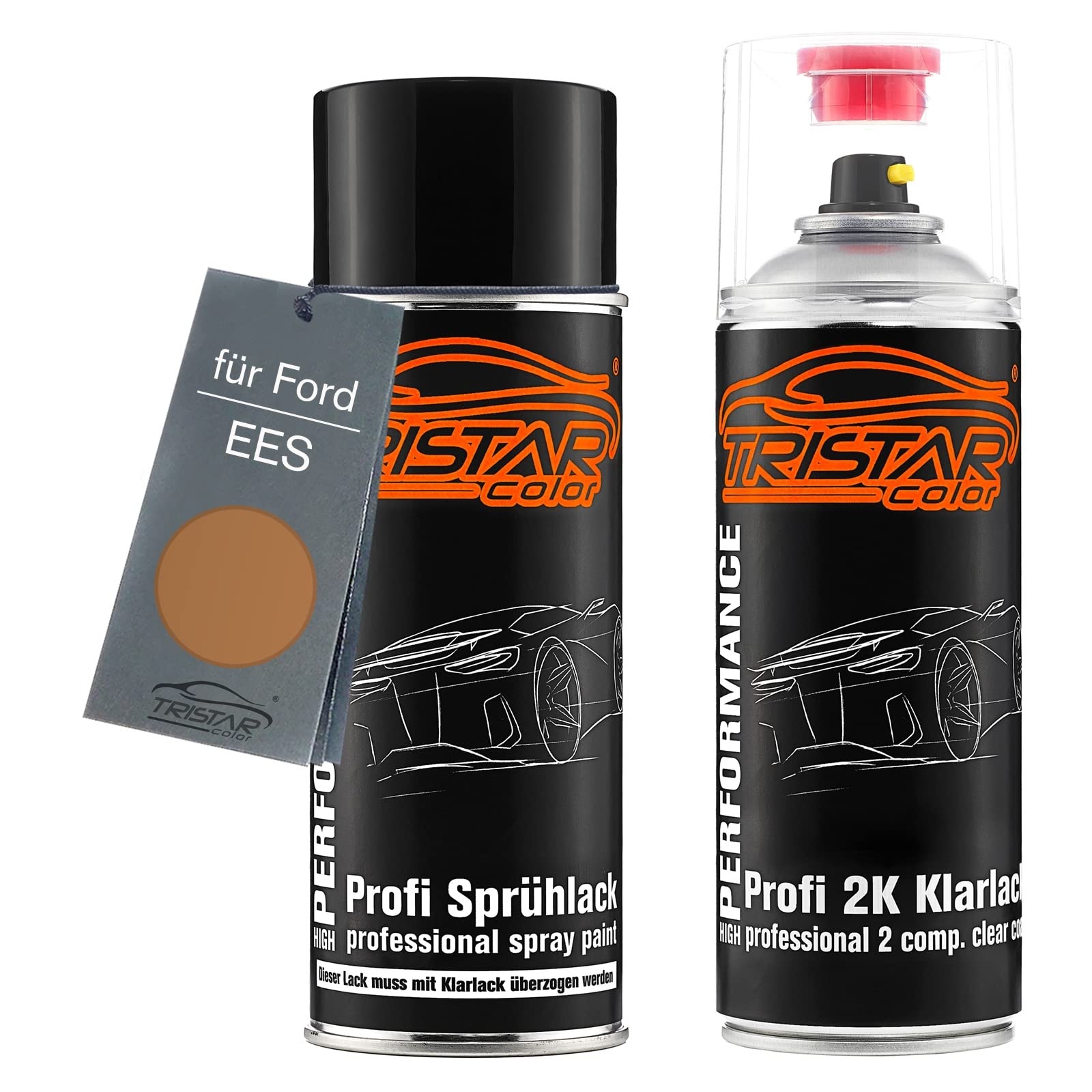 Buy TristarColor Car Paint 2K spray can set for Ford EES Korea Gold
