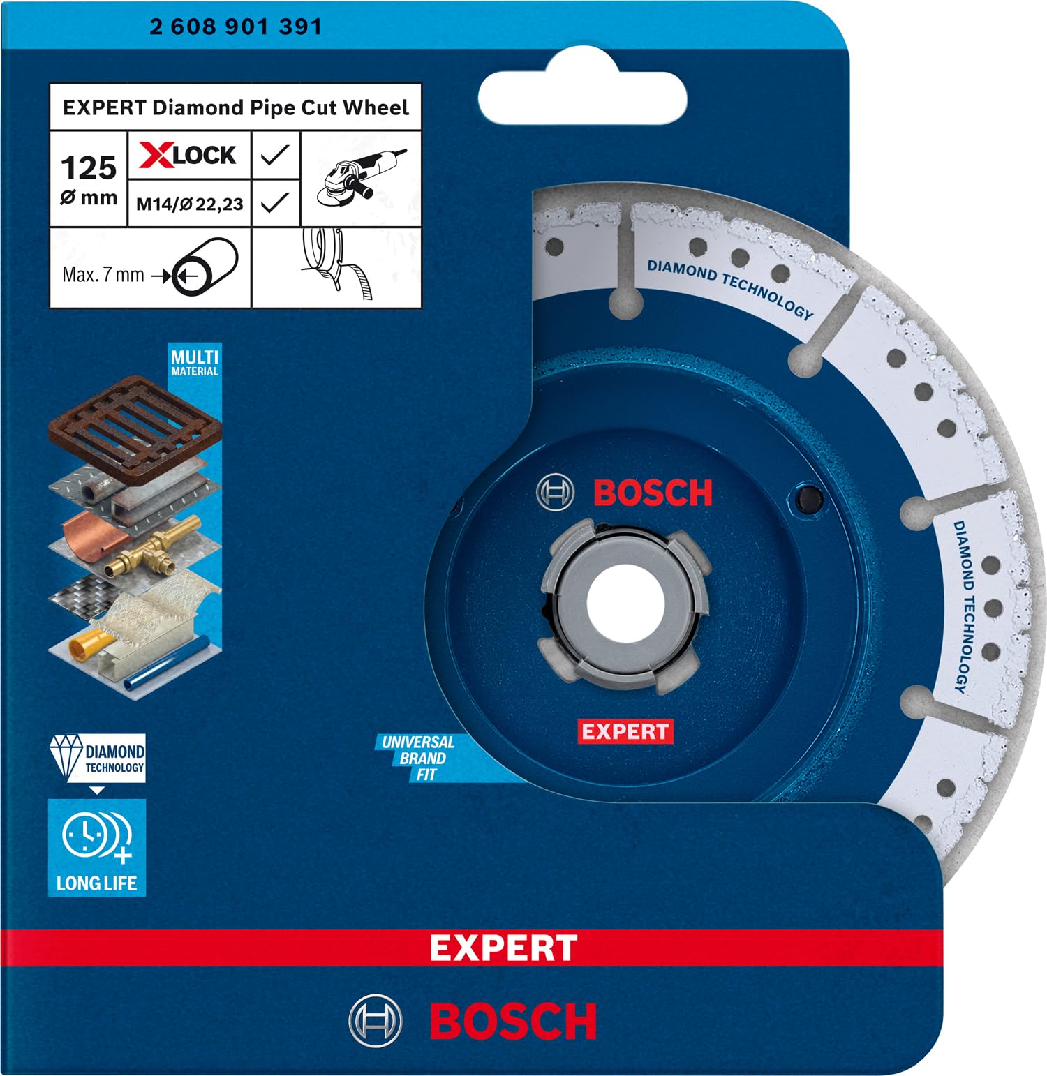 Bosch Accessories 2608901391 Diamant-Trennscheibe 125 mm 1 St.