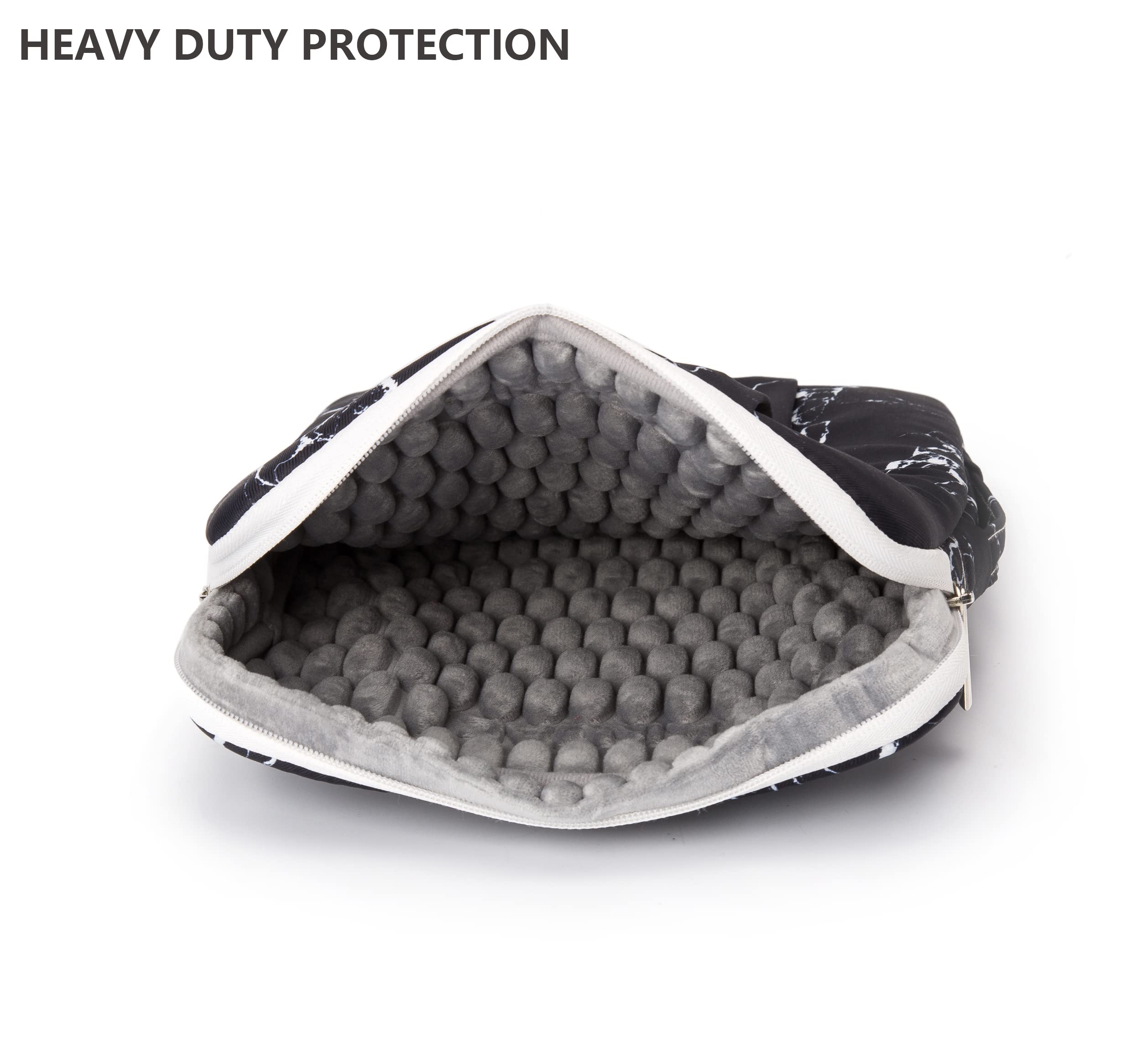 Housse De Protection étanche 360° Pour MacBook Pro 14" (13,5-14") – Noire, Avec Poignée Et Poche Supplémentaire