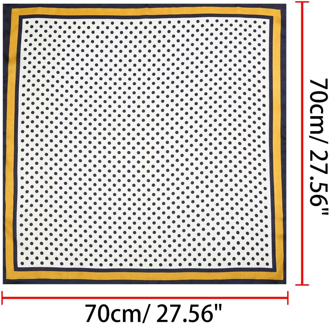 Allegra K Women's Polka Dots Square Kerchief Neckerchief Headband image 3