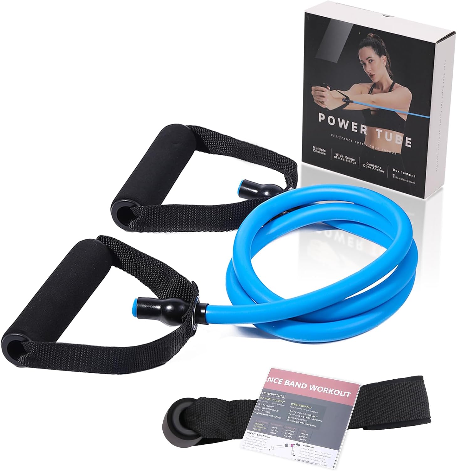 Resistance Bands with Handles for Working Out Women...