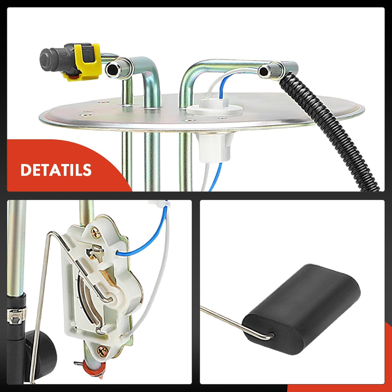 A-Premium Fuel Tank Sending Unit Compatible with Ford F-250 F-350 Super Duty, 2003 2004 2005 2006 2007, 6.0L