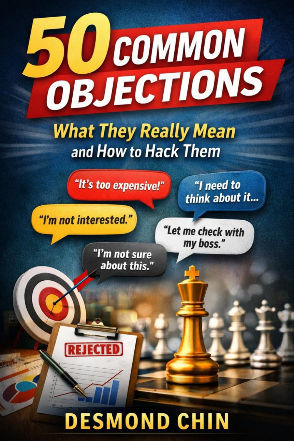 50 Common Objections: What They Really Mean and How to Hack Them: How to Decode, Disarm, and Close Every Objection in Any Industry
