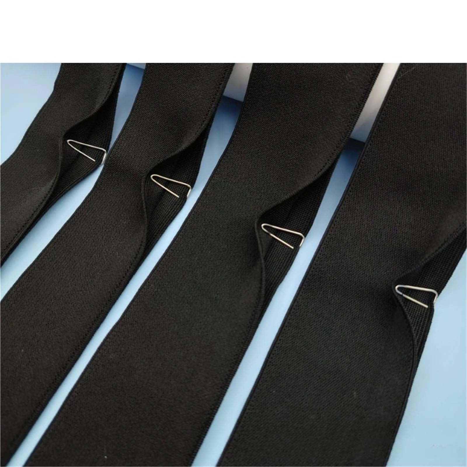 Banda Elástica de Nailon Banda elástica abierta de nailon | Cinta elástica en forma de Y for ropa interior, bandas de goma for pantalones, accesorios de costura(White,10Yards,40mm)
