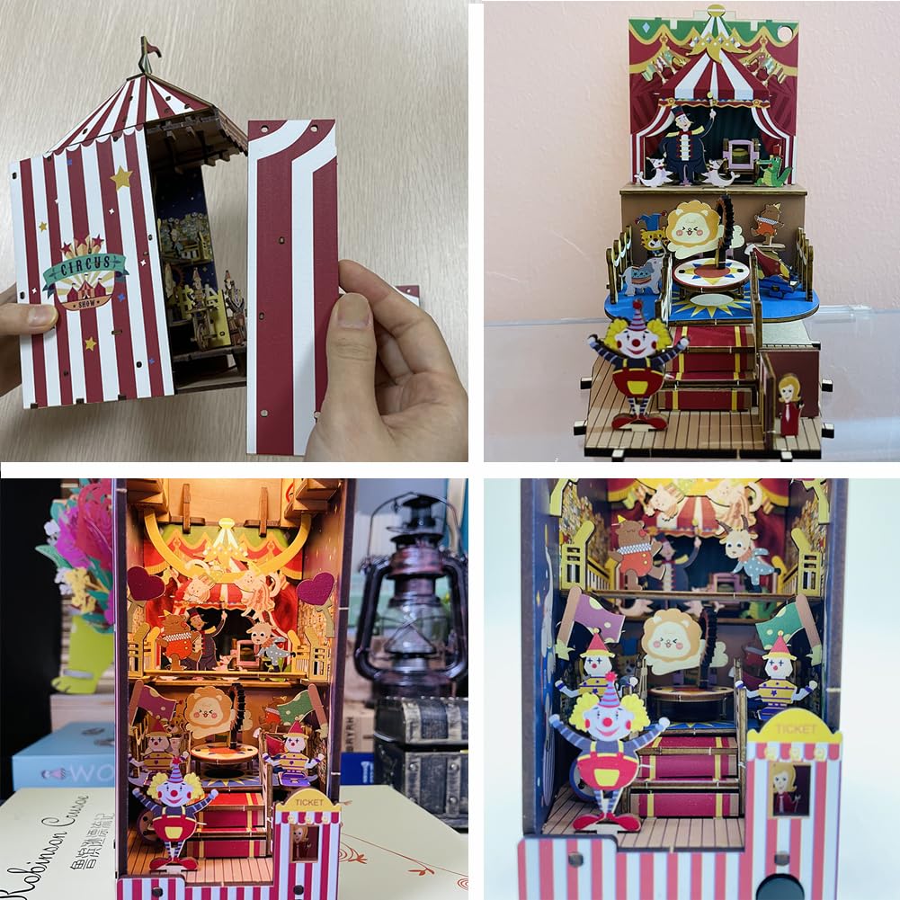 Pupitre en bois 3D pour maison de poupée, serre-livres en bois, mod Pupitre en bois 3D pour maison de poupée, serre-livres en bois, mod