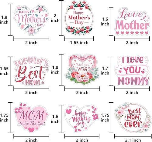 Miniatura 4 de 144 piezas de decoración para cupcakes para el Día de la Madre, Día de la Madre, agradecimiento, aperitivos, palillos de dientes, palillos de