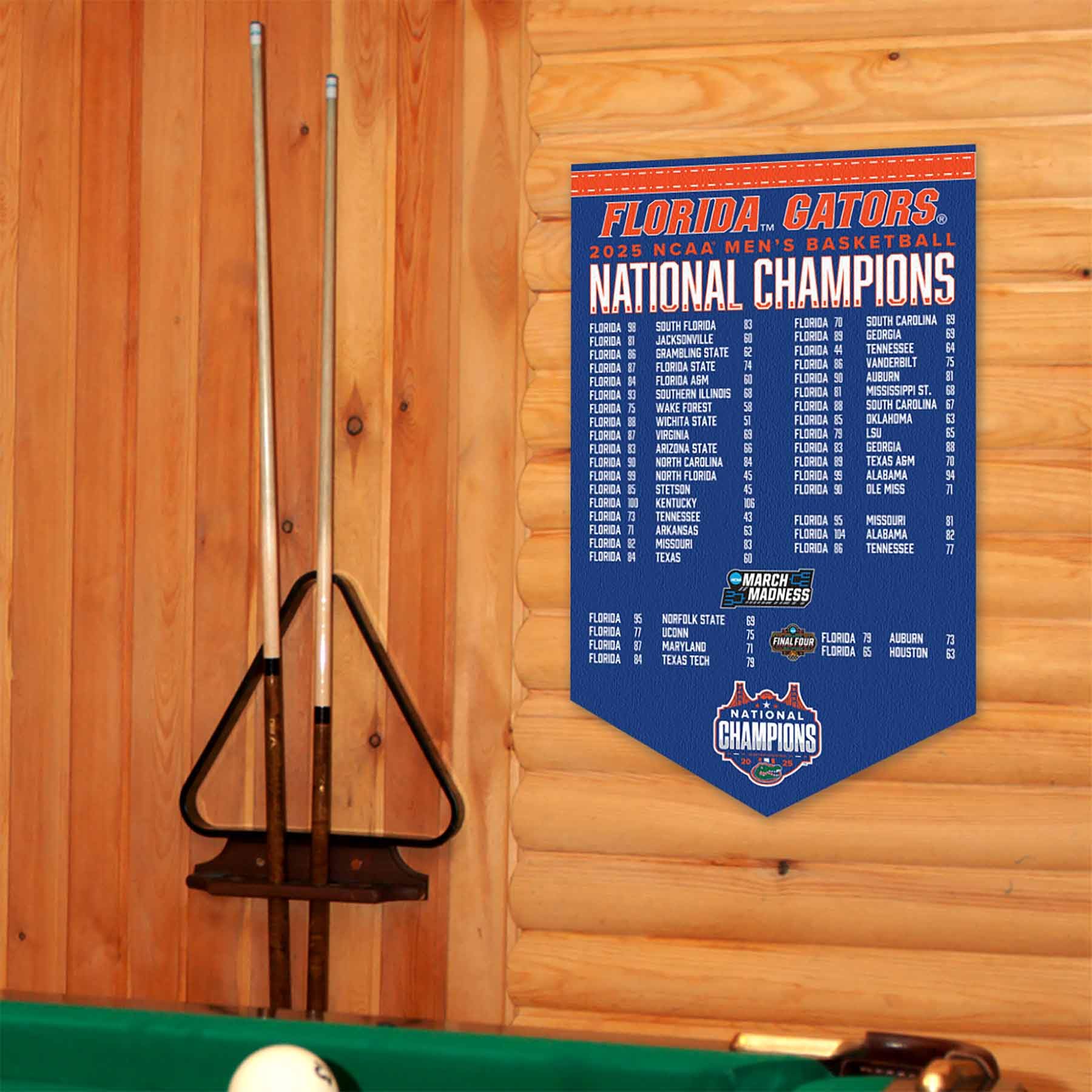 Florida Gators 2025 Season Schedule Banner