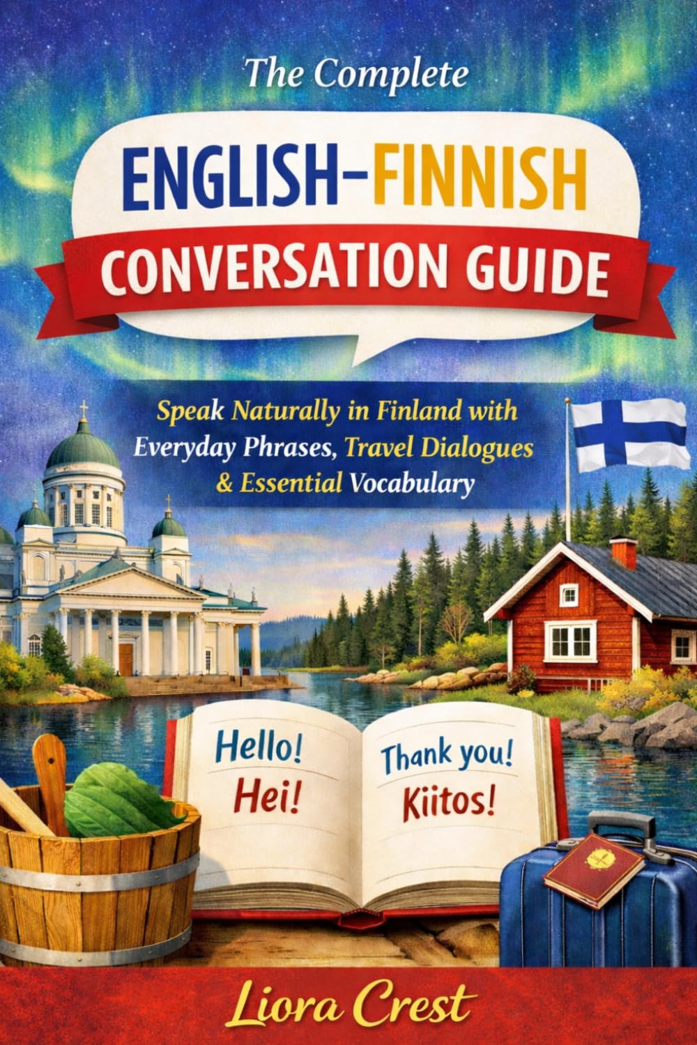 The Complete English–Finnish Conversation Guide: Speak Naturally in Finland with Everyday Phrases, Travel Dialogues & Essential Vocabulary