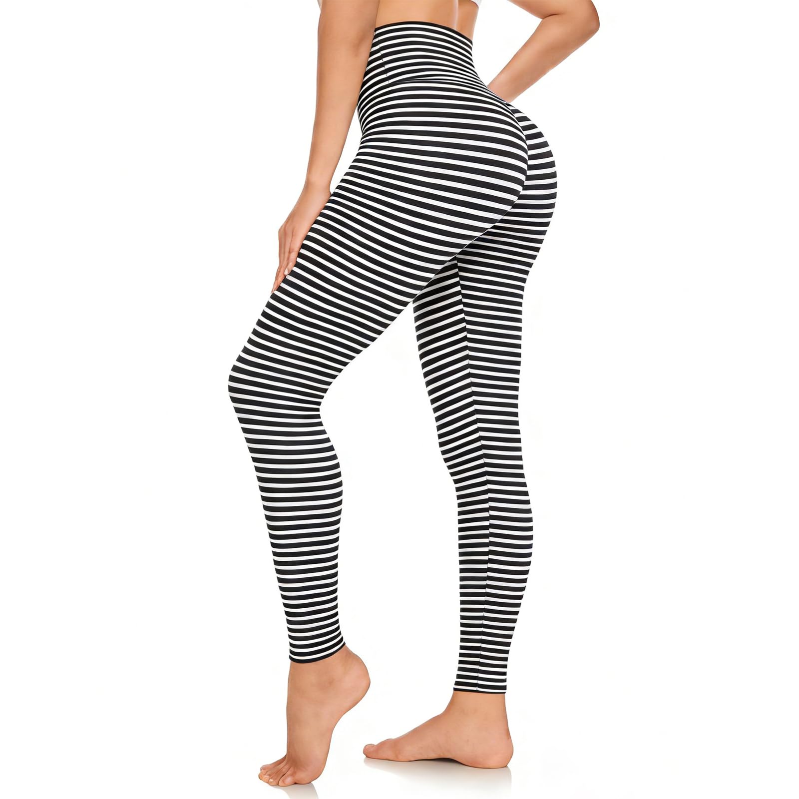 ACTINPUT Leggings for Women Soft High Waisted Tummy Control Leggings Sports Workout Gym Running Yoga Pants — view 6