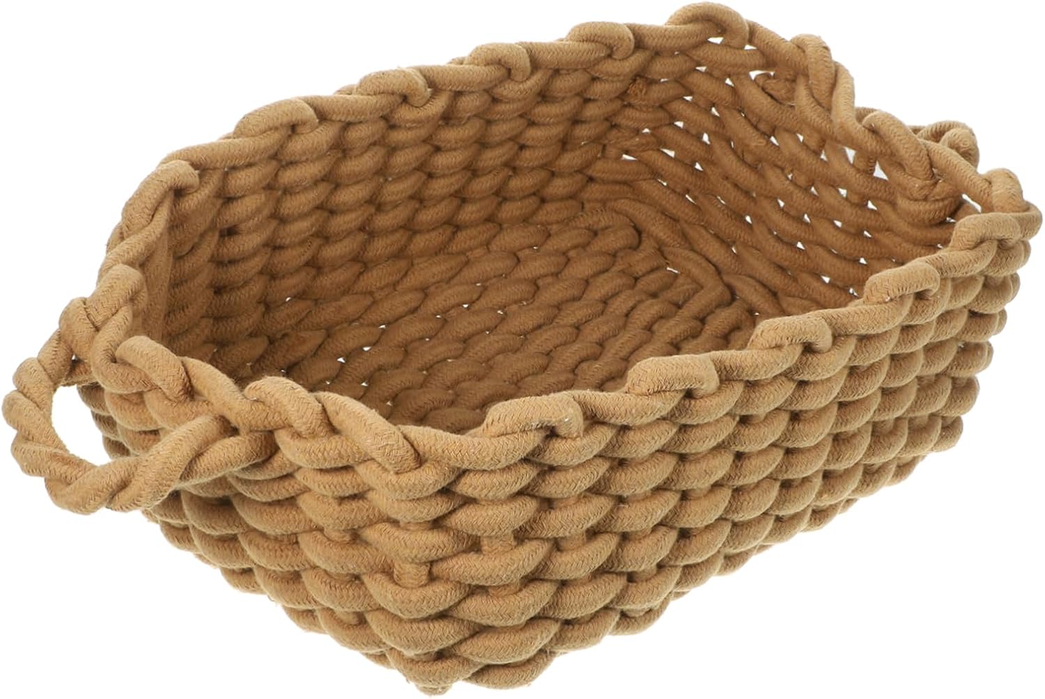 Garneck Storage Basket Made of Cotton Rope in Nordic Style Round Basket