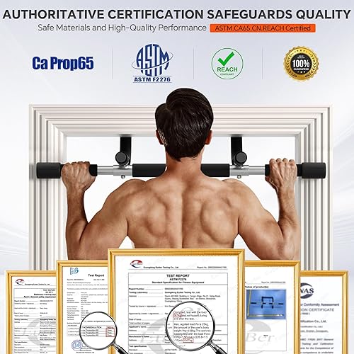 Miniatura 6 de Ally Peaks Pull Up Bar for Doorway,Multiple Levels Width Adjustable Pull Up Bar Accurately Match Wide and Narrow doorframe,Indoor Chin-Up Bar
