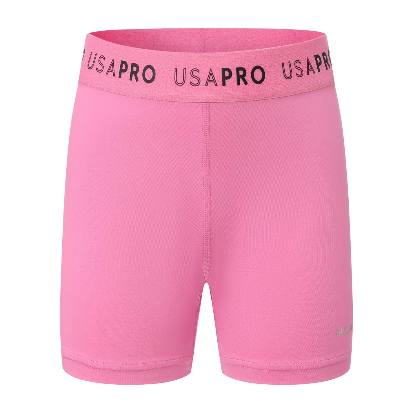 USA Pro Girls Inch Training Shorts Junior Pink 9-10 Years