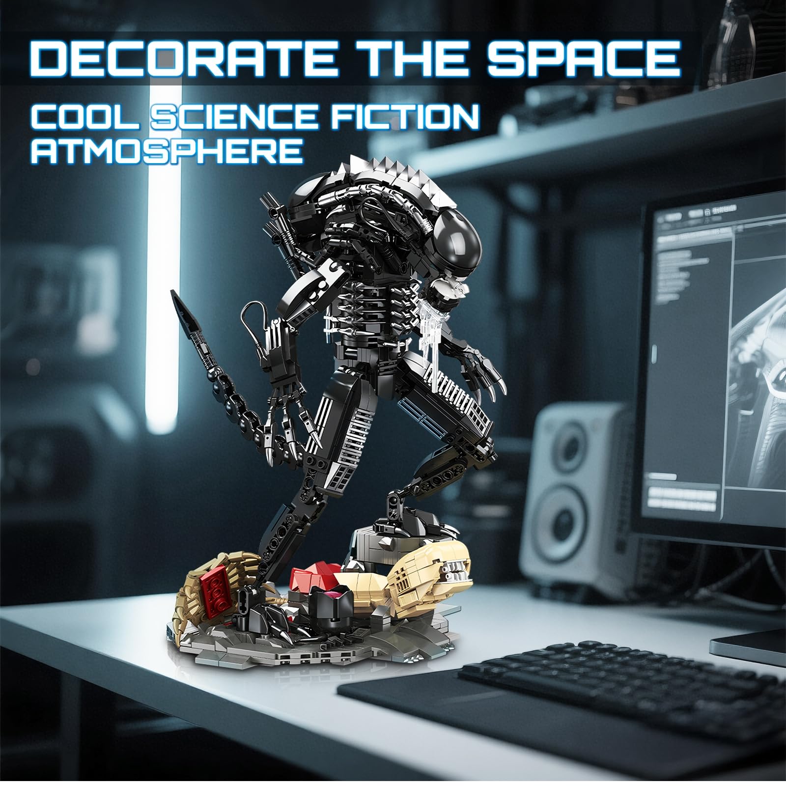Amazon.com: HIGH GODO Alien Mech Xenomorph Warrior Building Sets