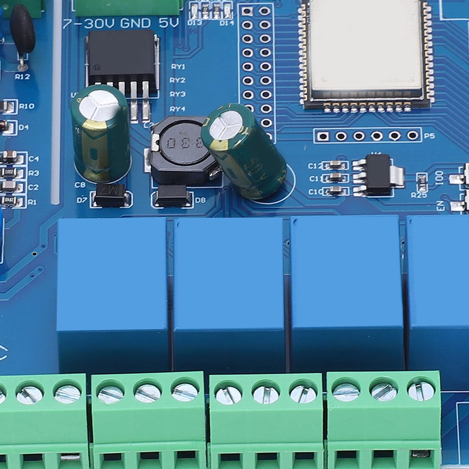 Płytka Rozwojowa Programowalna Bezprzewodowa Płytka Rozwojowa 4-drożny Moduł Przekaźnikowy 5 V z Modułami WiFi i BLE