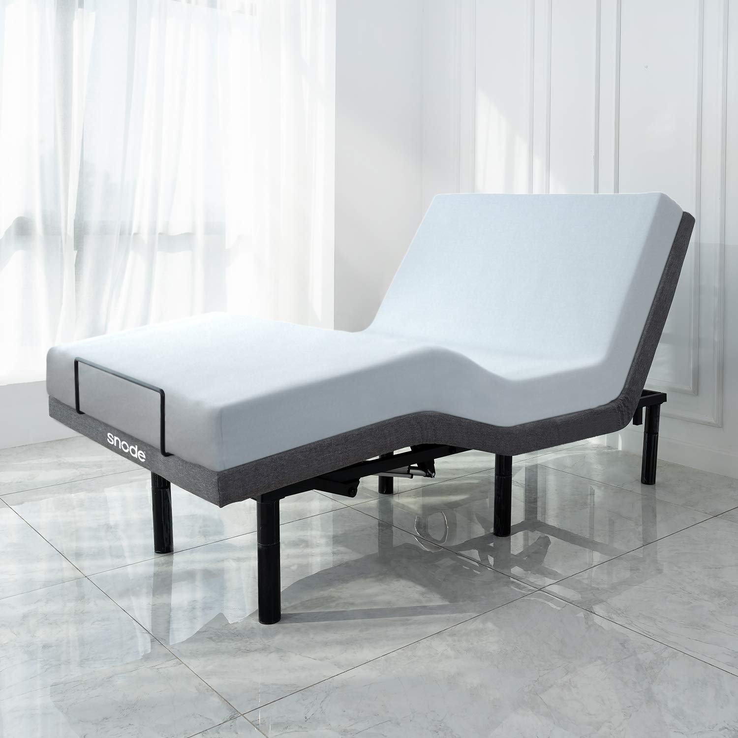 SNODE Adjustable Bed Base Frame (Twin XL Size) Smart Electric Bed