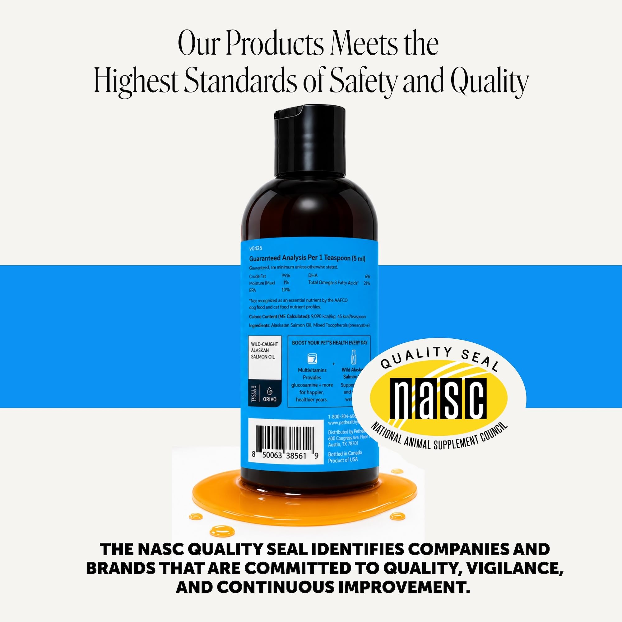 Pet Honesty Vet Recommended Salmon Oil for Dogs and Cats, 8oz — Amazon image 9