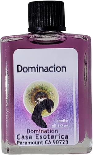 Aceite de dominación (Dominación Aceite) Aceite de unción espiritual de CASA ESOTERICA MAGICK SPACE  Hechizo dominante  Mejora la influencia y el