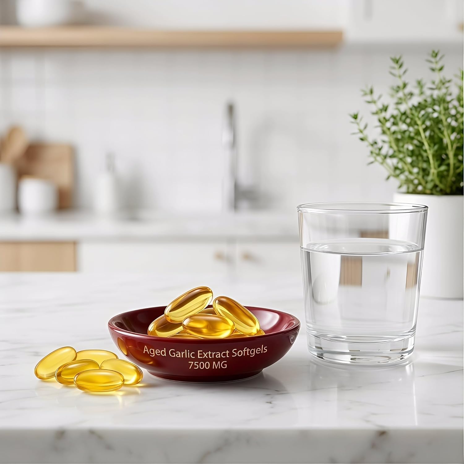 Elare Aged Garlic Extract - Odorless, Organic Garlic Extract Capsules | Heart & Immune Antioxidant Supplements, Vegetarian, All-Natural, Non-GMO, 300 Softgels