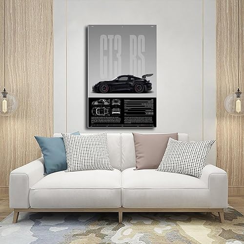 Miniatura 5 de ULYTMMJG Morden - Póster de coche para hombres, arte de pared de súper auto para niños, dormitorio, carreras, fotos, decoración de oficina,
