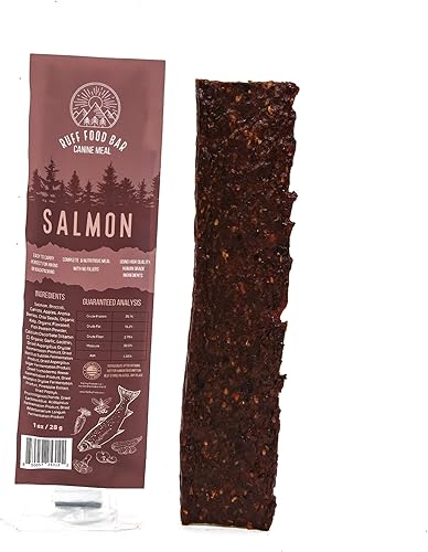 Miniatura 2 de Reemplazo de comida para perros, barra de comida de salmón para perros, barras altas en proteínas para perros, barra natural de entrenamiento para