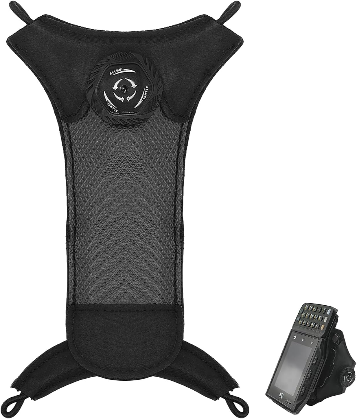 Wrist Strap for Zebra WT6000 WT60B0 Handheld Barcode Computer Scanner, Wrist Band Placement Part,Breathable,Blac,P/N:SG-NGWT-WSTPST-01