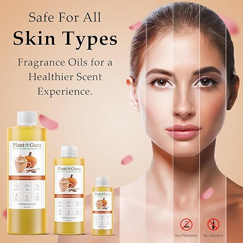 Miniatura 5 de Aceite aromático de especias de calabaza, 8 onzas líquidas. Aceite perfumado para hacer jabón, velas, bombas de baño, mantequillas corporales. Se