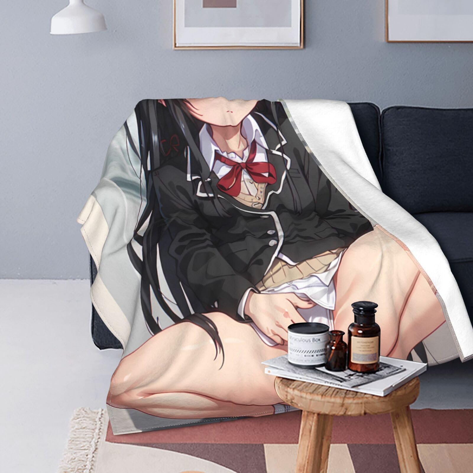 Amazon｜ブランケット 毛布 可愛い アニメ柄 俺ガイル 雪ノ下雪乃