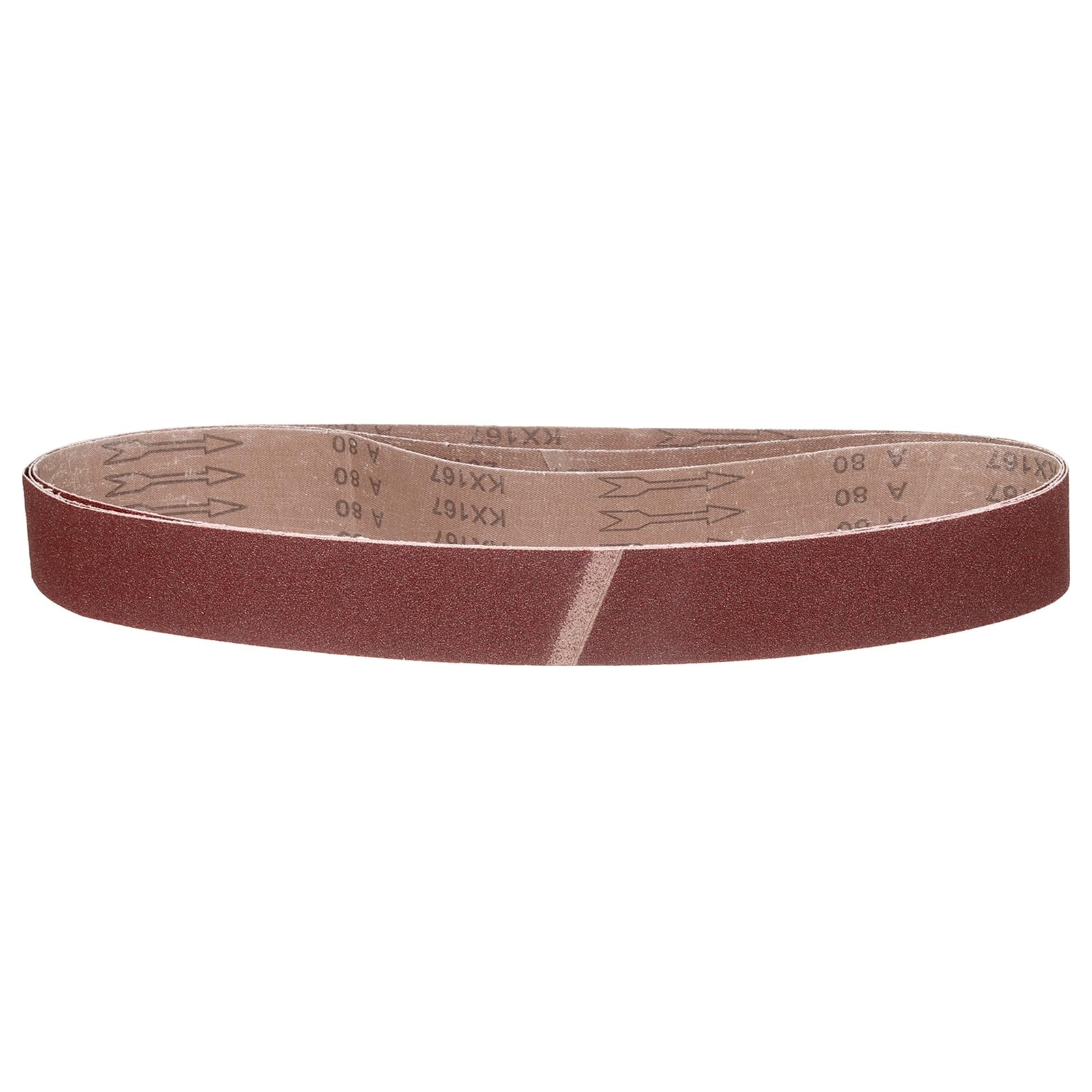 CoCud 50mm x 1220mm Sanding Belt, 3 Pcs 80 Grit Knife Sharpener Belts Work Sharpening for Belt Sander Knife Carving Tool Metal Working — image 1
