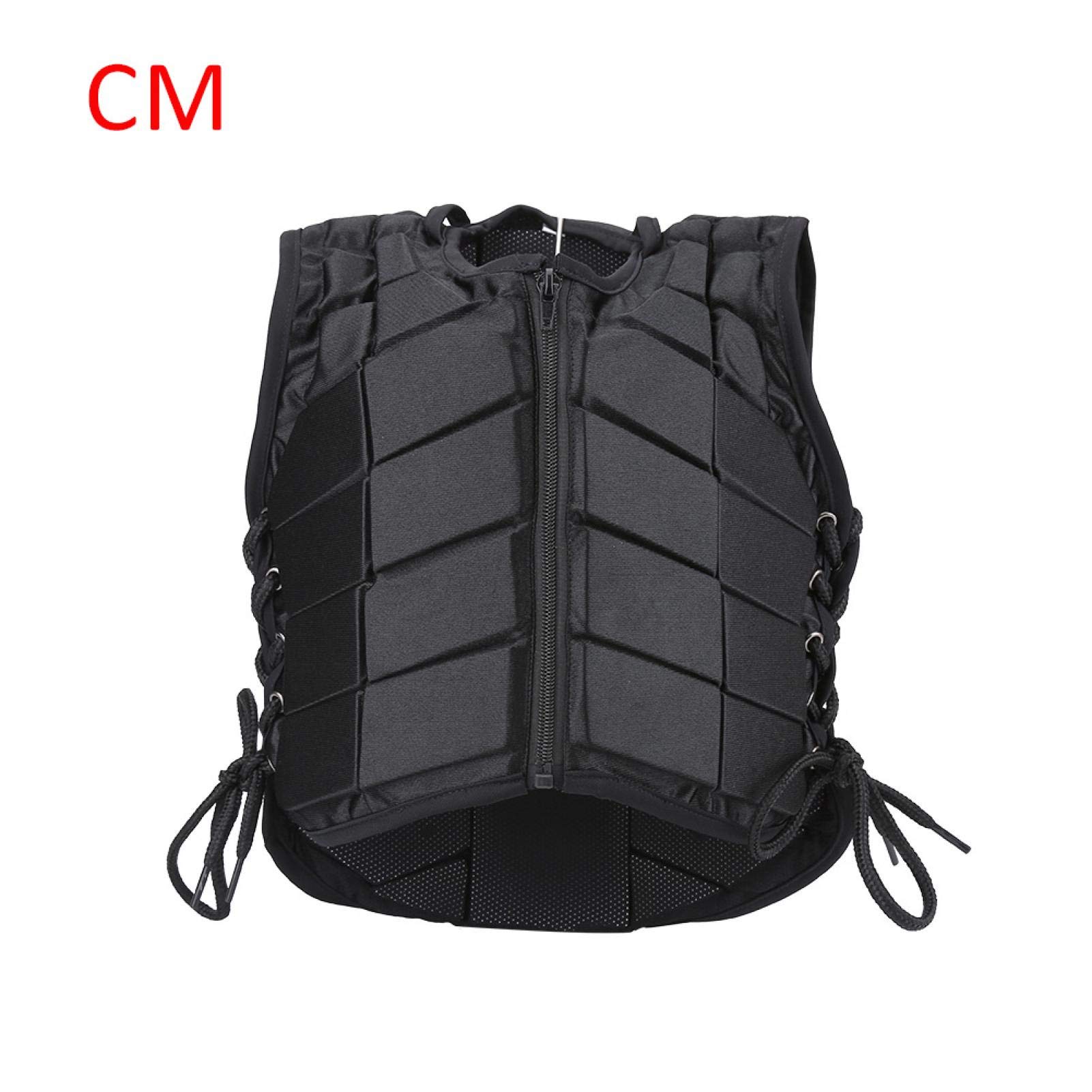 Desconocido Chaleco para Montar a Caballo, cómodo Chaleco Protector de Seguridad para Entrenamiento de equitación para niños, niñas, niños (CM)