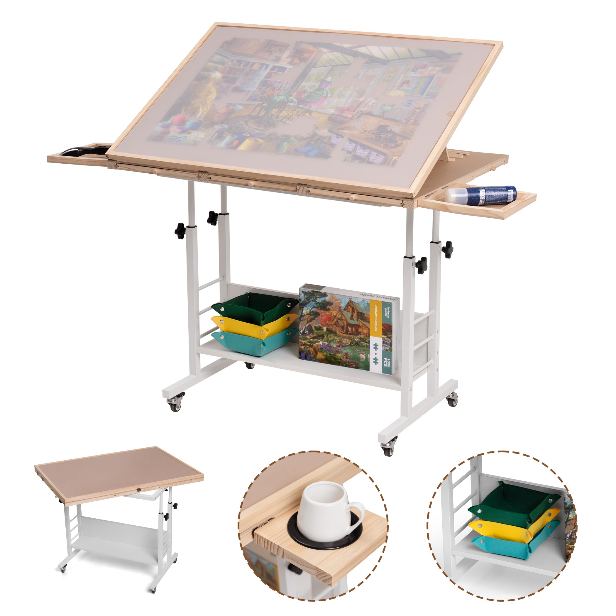 LAVIEVERT 1500-Piece Puzzle Table