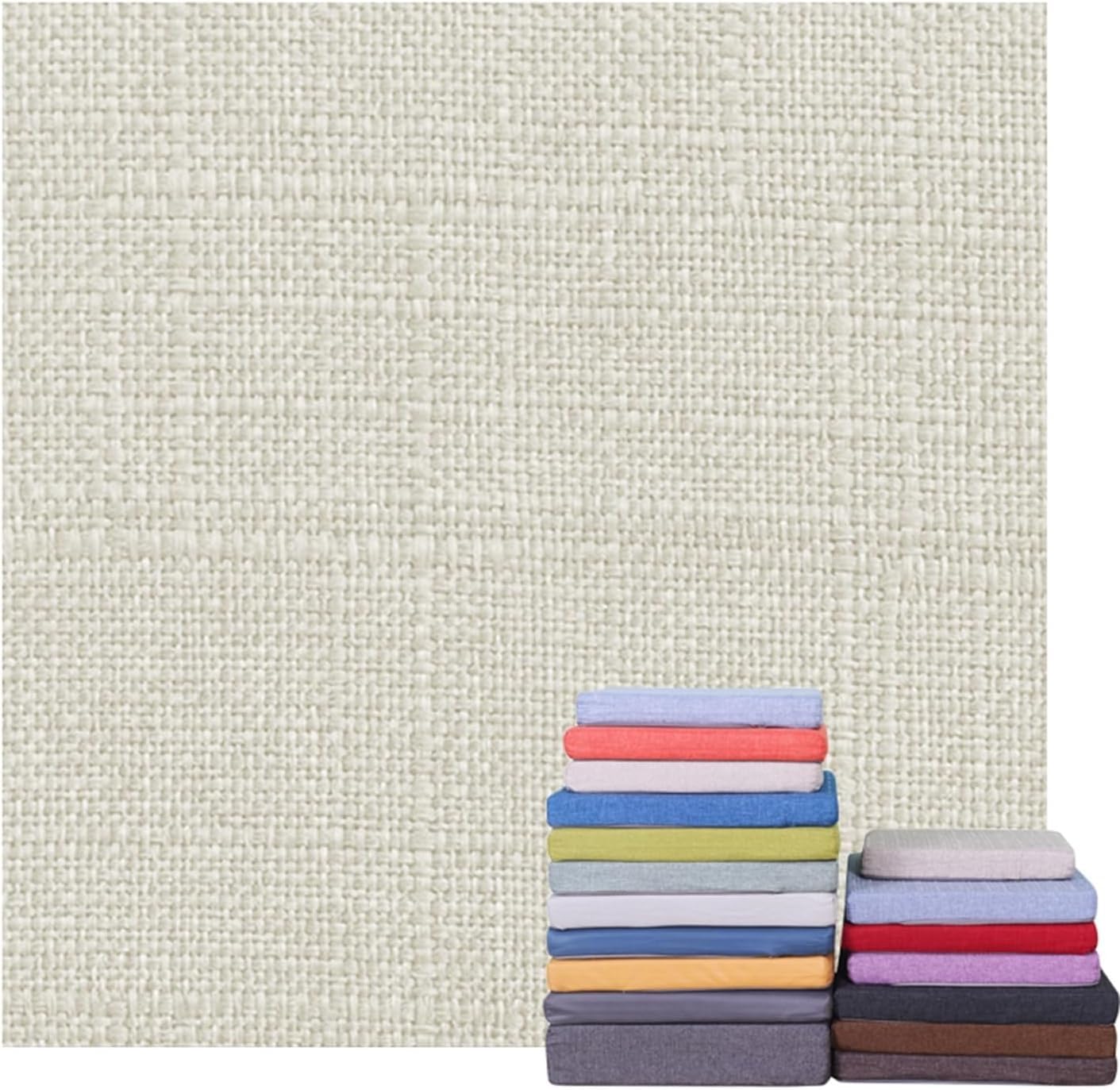 Spessore 8 Cm Fodera Per Cuscini Da Esterno | Panche E Sedie Giardino | Tessuto Lino Naturale Lavabile | Base Antiscivolo | Impermeabile | Cerniera Lampo(Light Green,180x45x8cm)