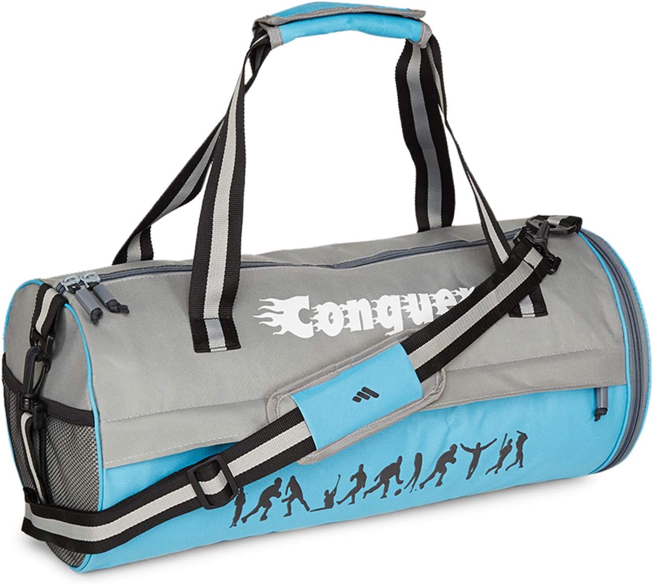 Conquer Gym Bags - Gym Bag for Men & Women with Shoe Compartment | Duffle Mens Gym Bag Bag for Sports & Outdoor | Stylish Gym Bags for Woman