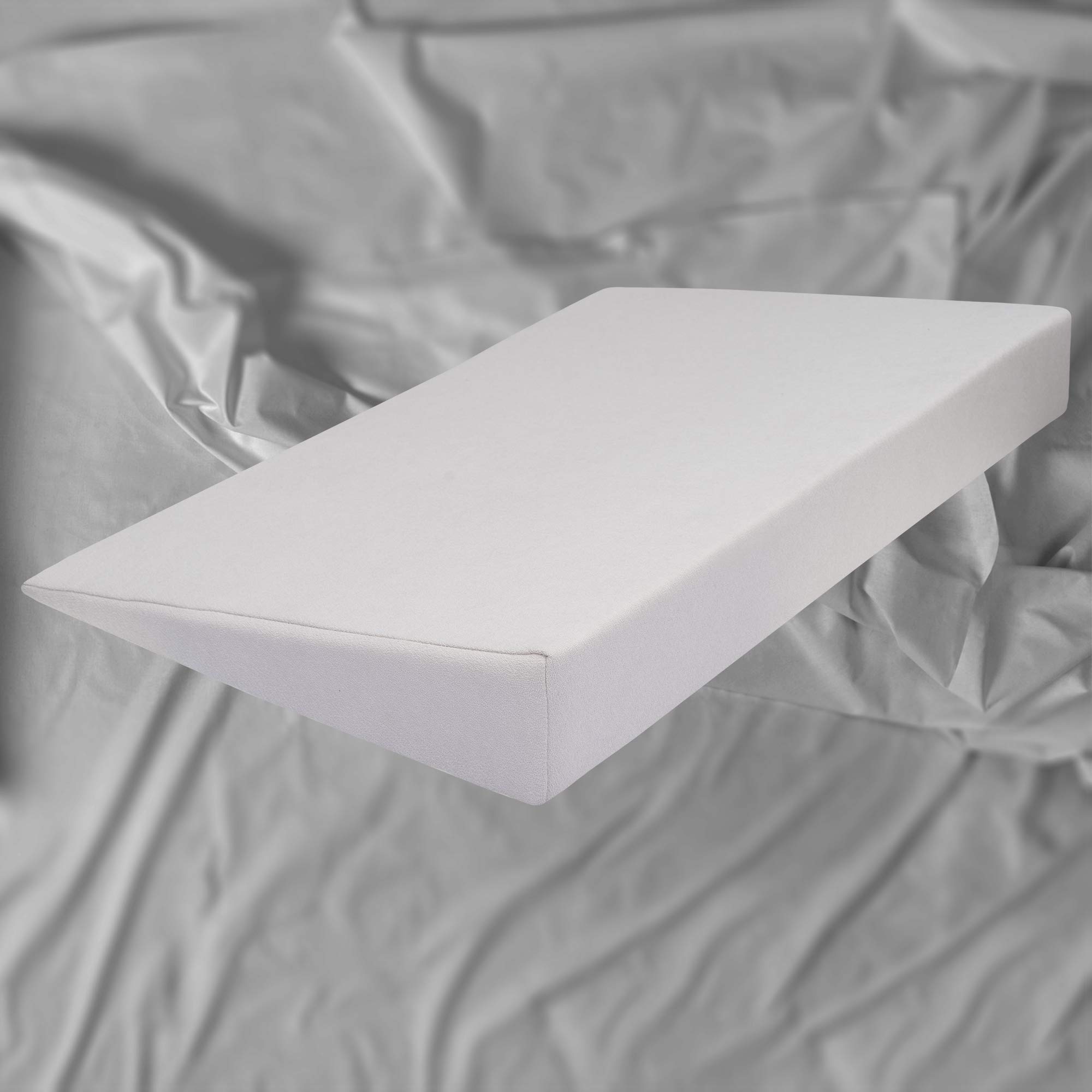 Bettkeil Keilkissen Schlaferhöhung + Nackenkissen Gratis dazu! Als Bein- oder Rückenkissen für Bett und Sofa/Seiten- und Rückenschläfer Matratzenkeil, Matratzenerhöhung 90x60x12 cm (beige) | Matratzenkeil, Inklusive Relax Nackenkissen, Für Bett & Sofa, Al