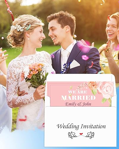 Miniatura 6 de Poever Paquete de 60 tarjetas y sobres en blanco  Cartulina plegada de 4 x 5.5 pulgadas con sobres blancos A2 para invitación, tarjetas de notas y