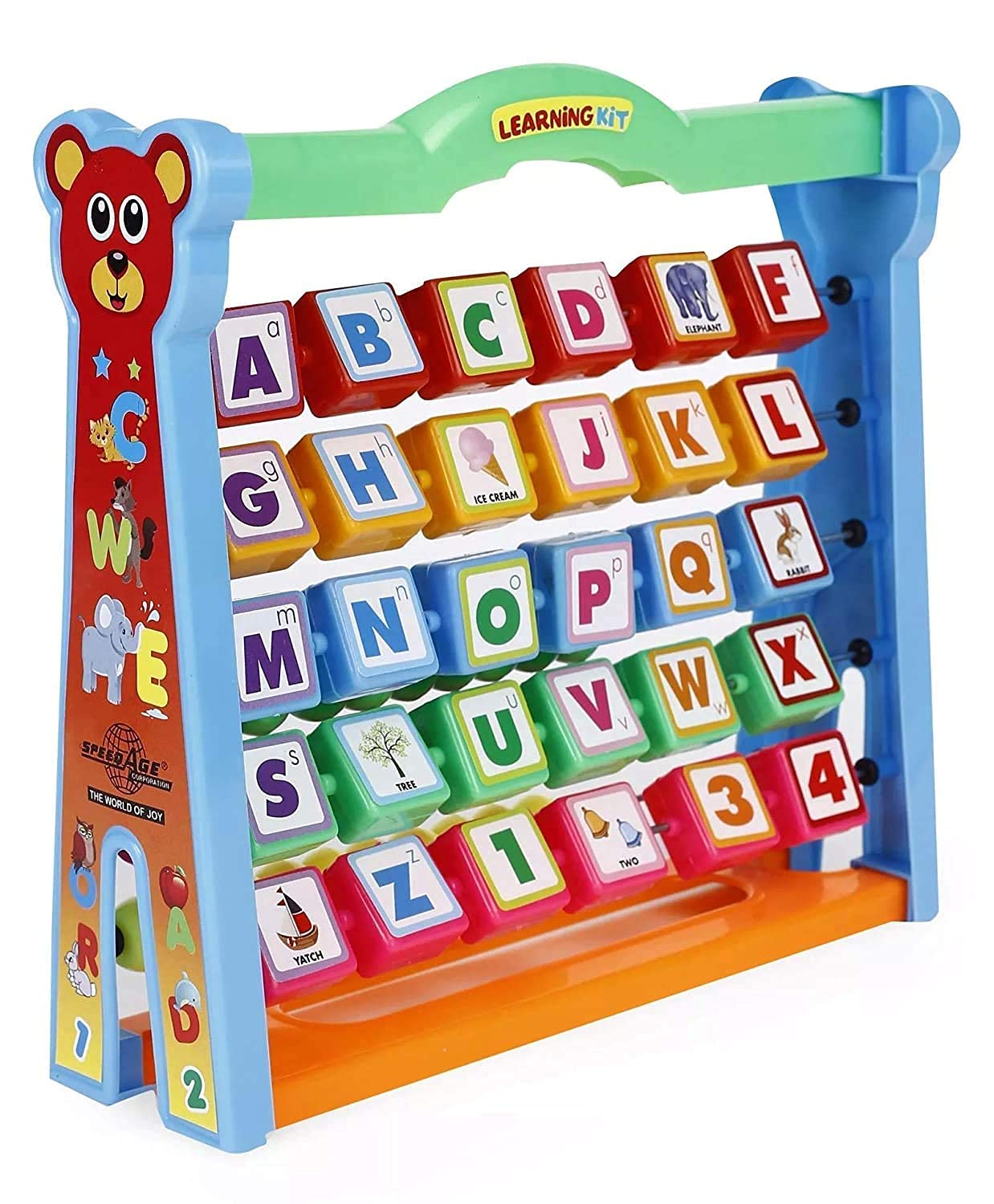 Boriva Play Abacus Big Size ABCD for Kids | Capital Alphabet with Pictures, Also Counting Bead | Toy for Children, Kids (B0983Q9V8Y) Amazon Price History, Amazon Price Tracker