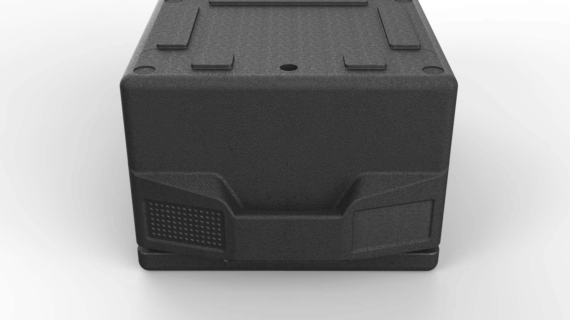 Professional GN 1/1 schwarz 48L Comfortgriff – Thermobox für Essen, Styroporbox-Alternative, Warmhaltebehälter & Kühlbox, hygienisch, temperaturbeständig von -40 °C bis +120 °C