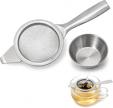 Fine Mesh Stainless Steel Tea Strainer with Long Handle