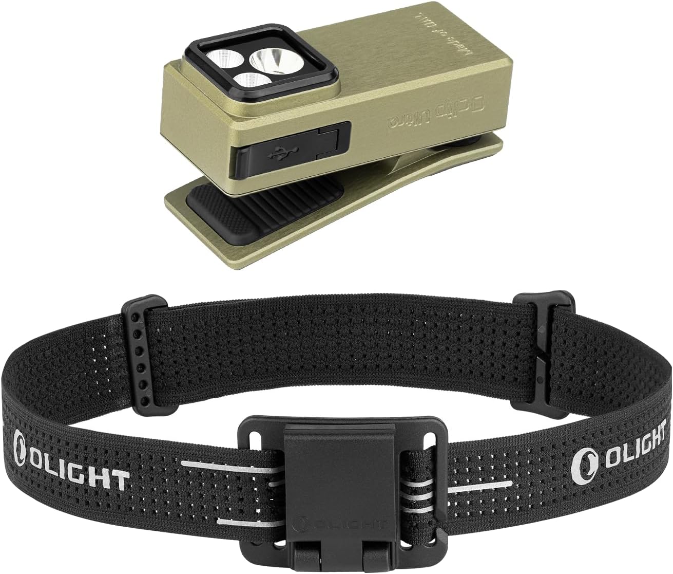 Linterna y cabezal OLIGHT Oclip Ultra EDCamp Correa
